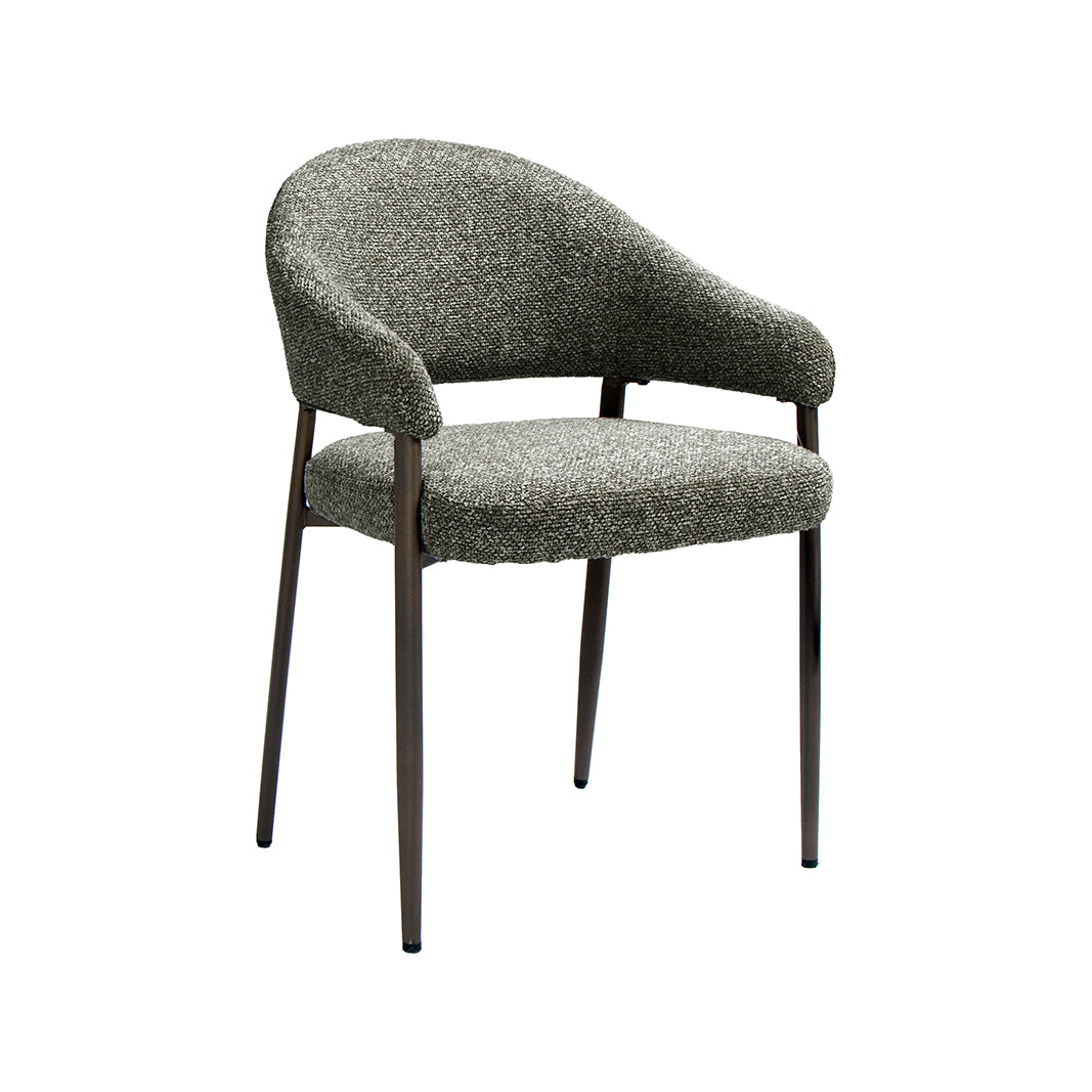 Label51 - Eetkamerstoel Sora - Bouclé - 55 x 59 x 80 cm