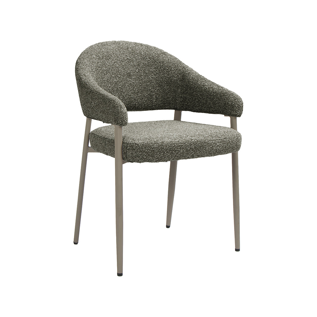 Label51 - Chaise de salle à manger Sora - Bouclette - 55 x 59 x 80 cm