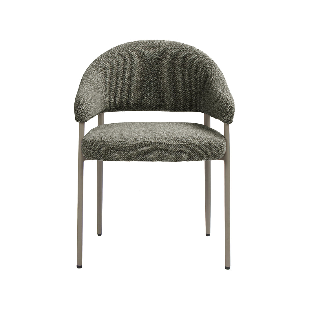 Label51 - Chaise de salle à manger Sora - Bouclette - 55 x 59 x 80 cm