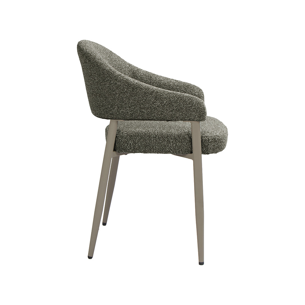 Label51 - Chaise de salle à manger Sora - Bouclette - 55 x 59 x 80 cm