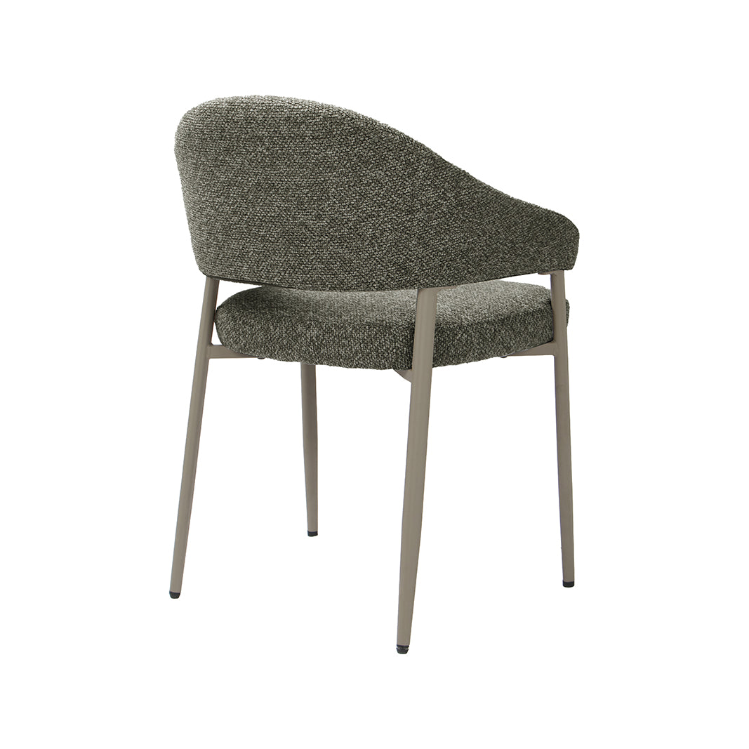 Label51 - Chaise de salle à manger Sora - Bouclette - 55 x 59 x 80 cm