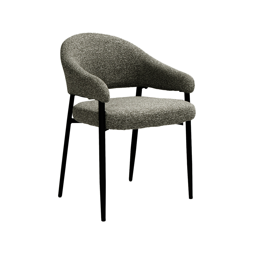 Label51 - Eetkamerstoel Sora - Bouclé - 55 x 59 x 80 cm