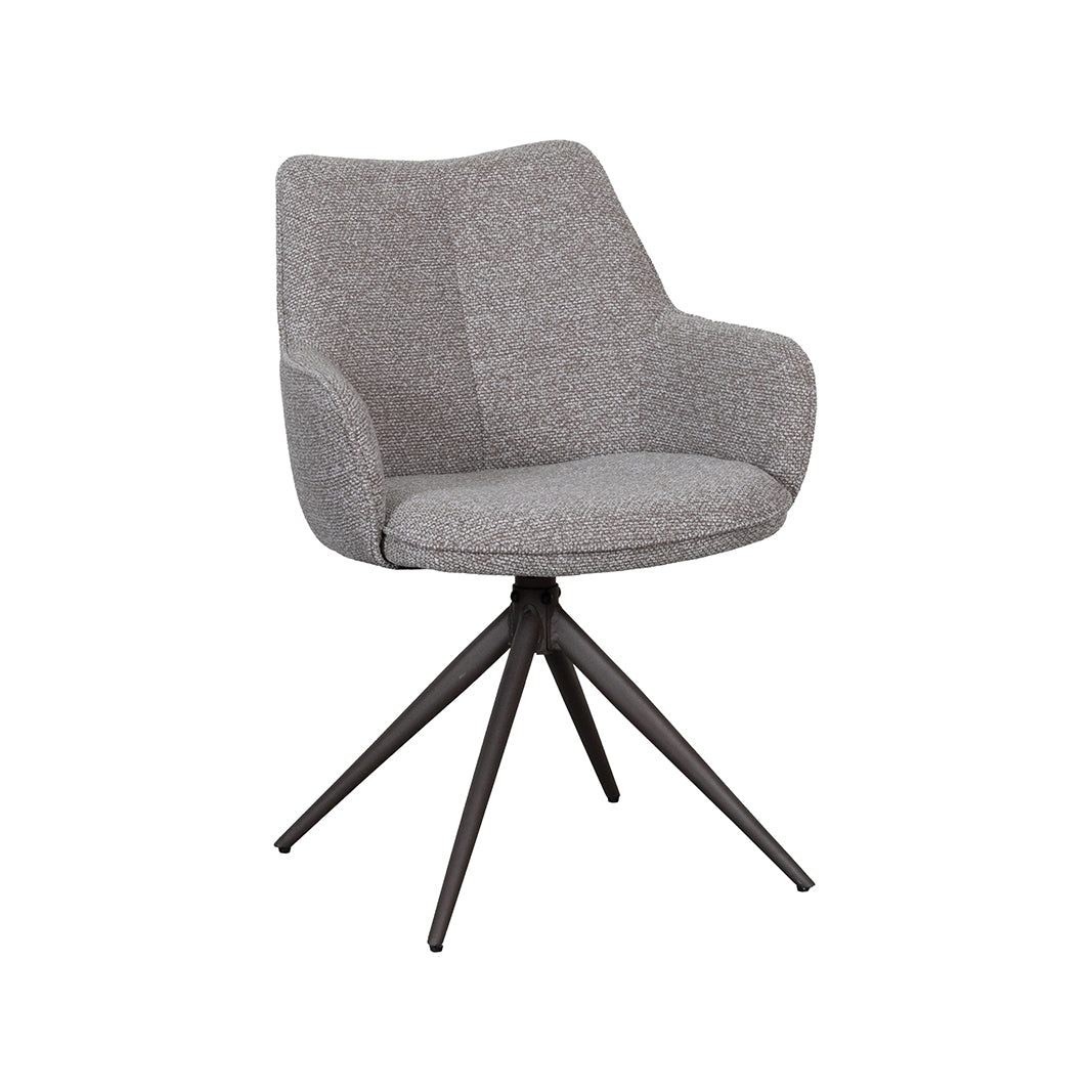 Label51 - Chaise de salle à manger Sawa - Bouclette - 58 x 60 x 83 cm