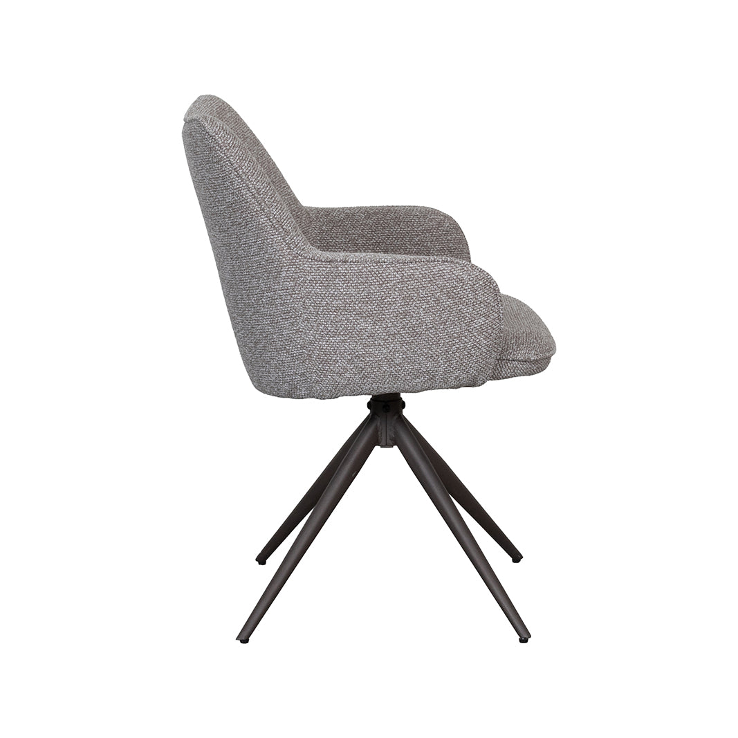 Label51 - Chaise de salle à manger Sawa - Bouclette - 58 x 60 x 83 cm
