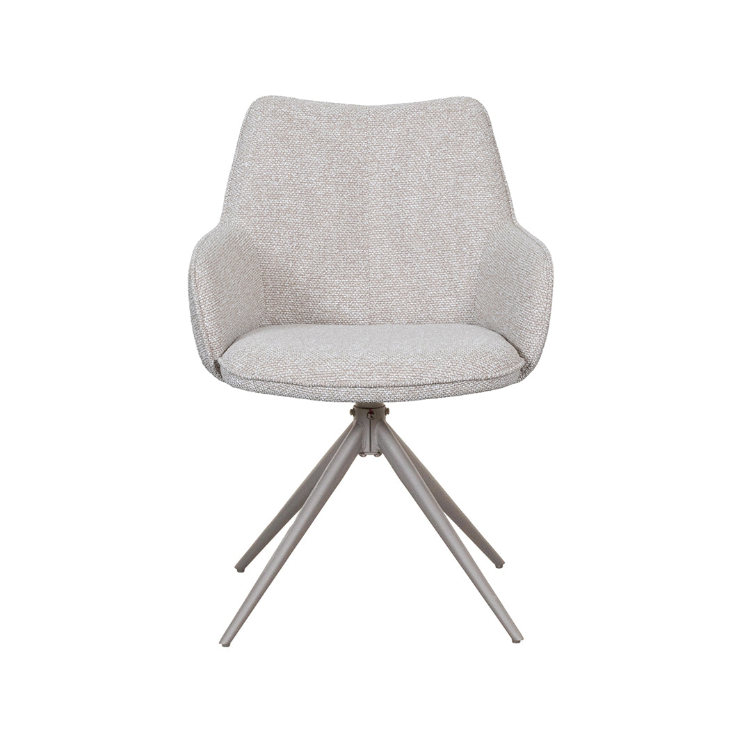 Label51 - Eetkamerstoel Sawa - Bouclé - 58 x 60 x 83 cm