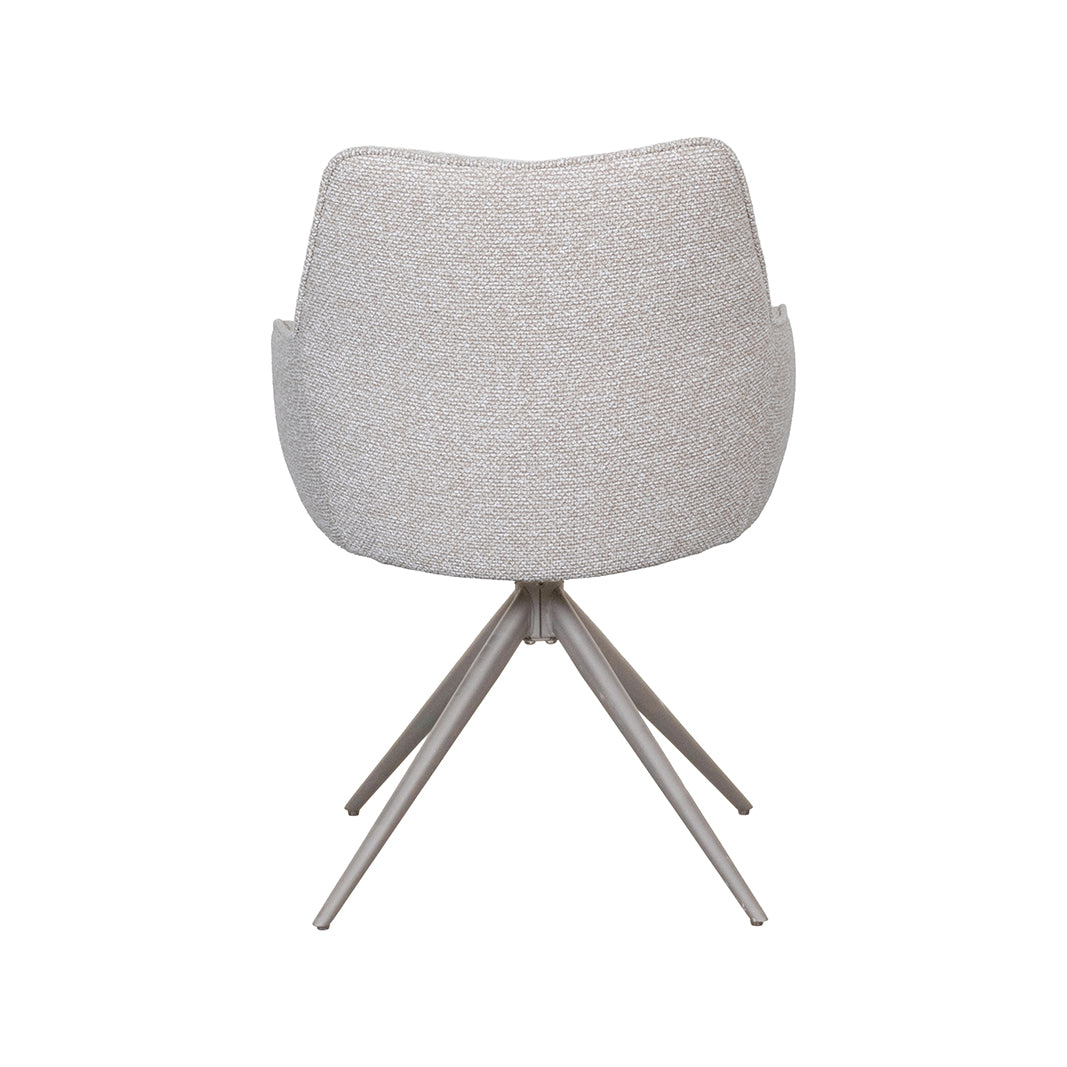 Label51 - Eetkamerstoel Sawa - Bouclé - 58 x 60 x 83 cm