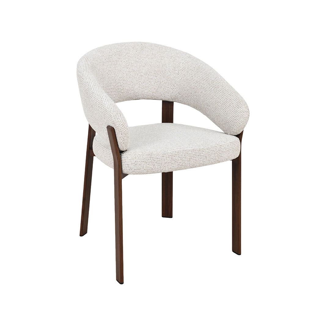 Label51 - Chaise de salle à manger Sato - Tissu - 61 x 57 x 80 cm