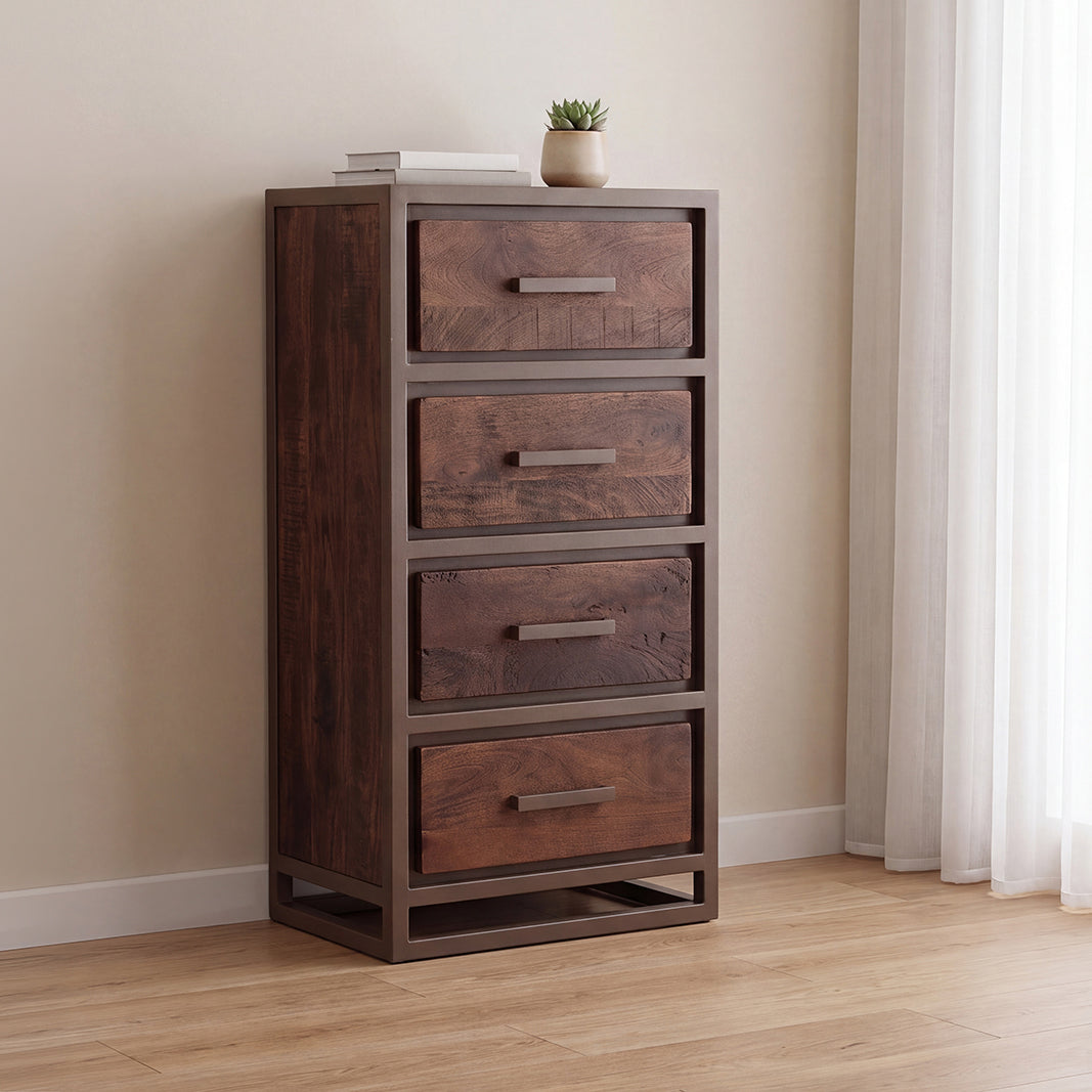 Label51 - Commode Peru - Bois de manguier - 50 x 30 x 105 cm