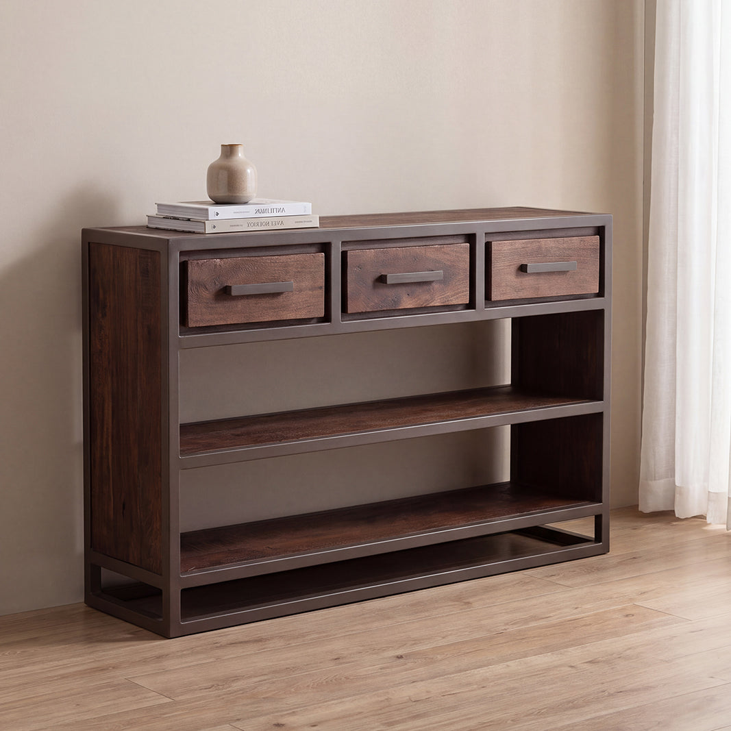 Label51 - Table d'appoint Peru - Bois de manguier - 115 x 30 x 75 cm