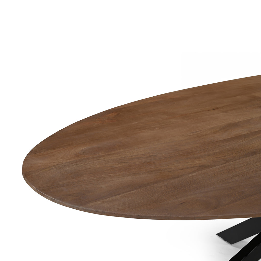 Label51 - Eettafel James - Mangohout - 190 x 100 x 76 cm