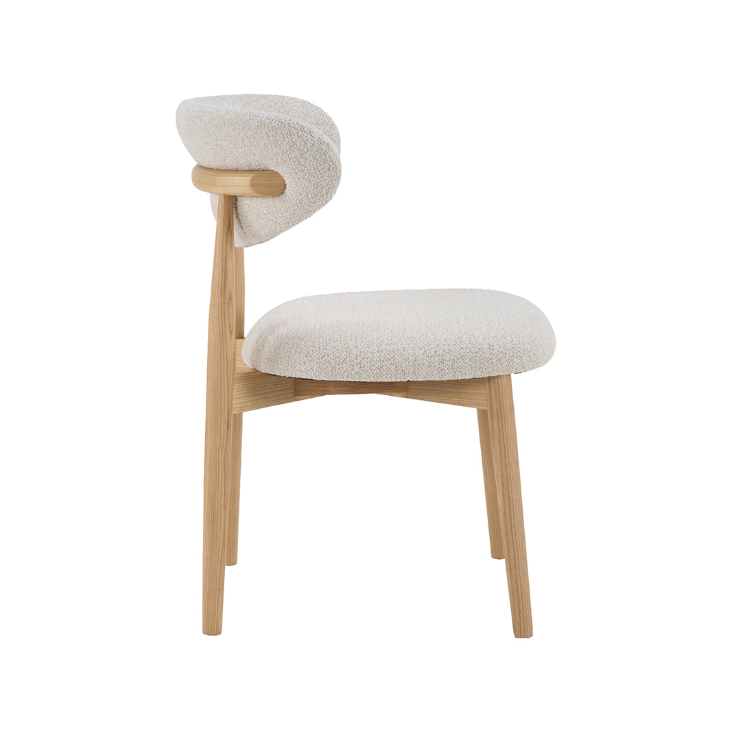 Label51 - Chaise de salle à manger Kyoto - Tissu - 58 x 56 x 81 cm