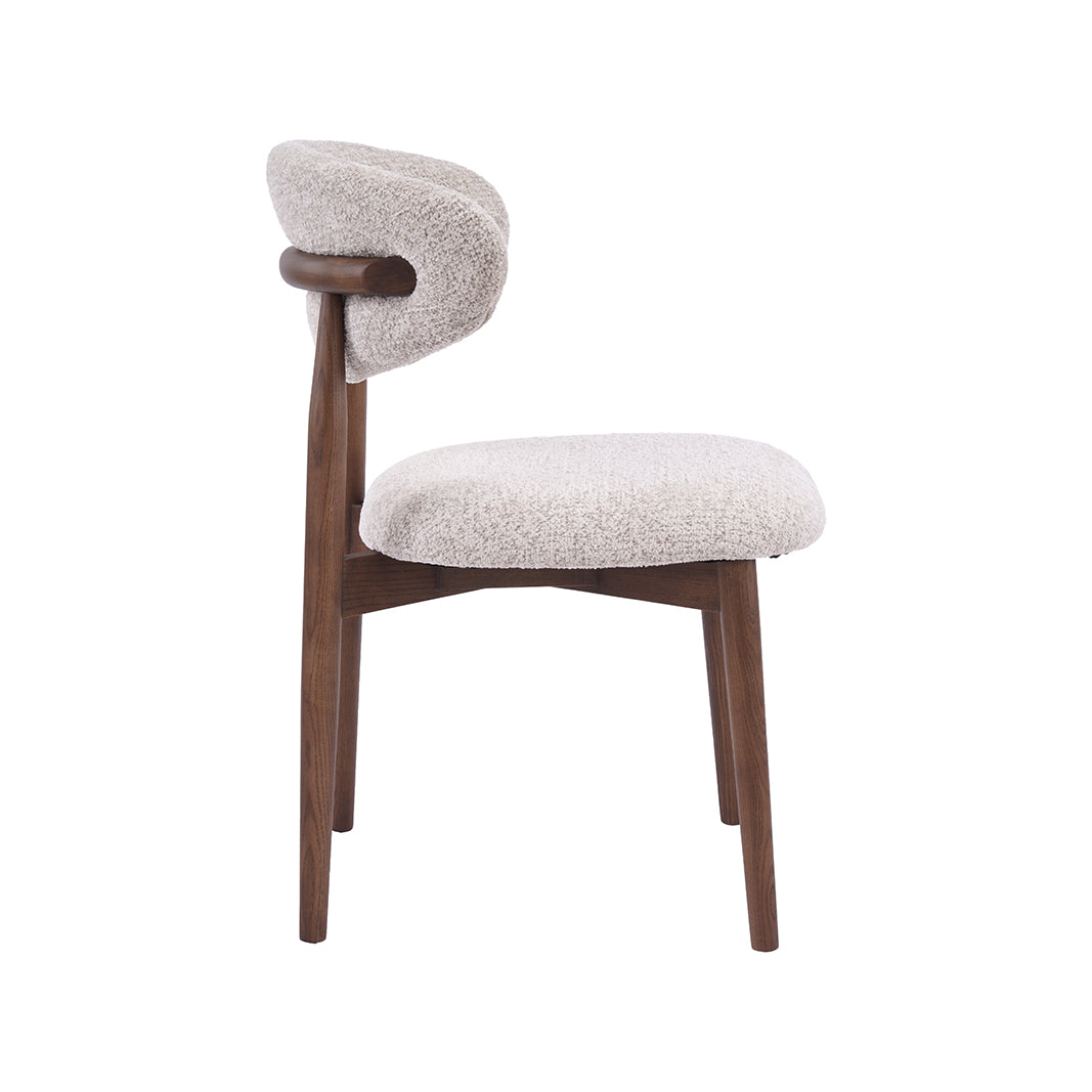 Label51 - Chaise de salle à manger Kyoto - Tissu - 58 x 56 x 81 cm