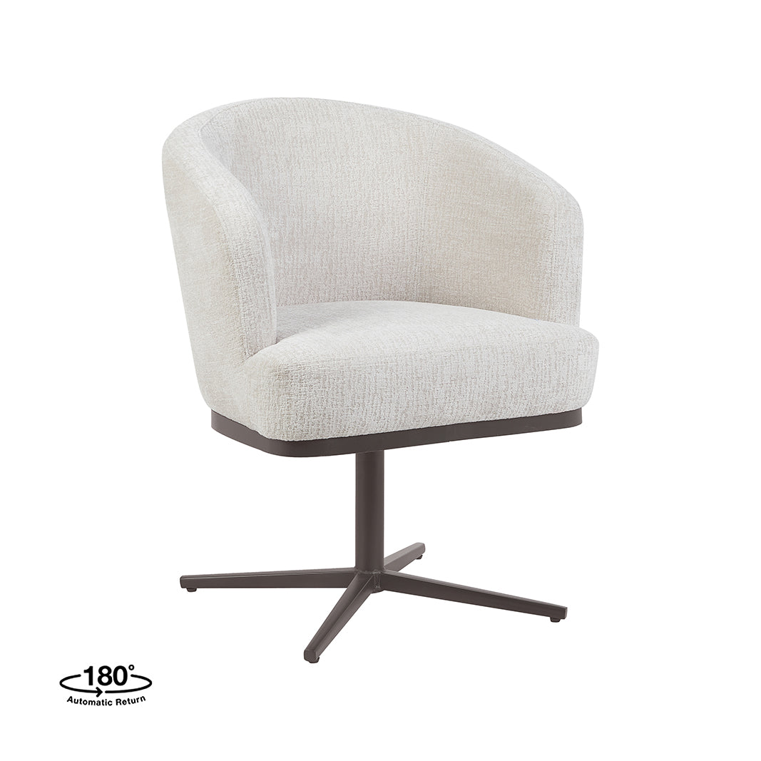 Label51 - Chaise de salle à manger Cannes - Bouclé - 65 x 66 x 83 cm