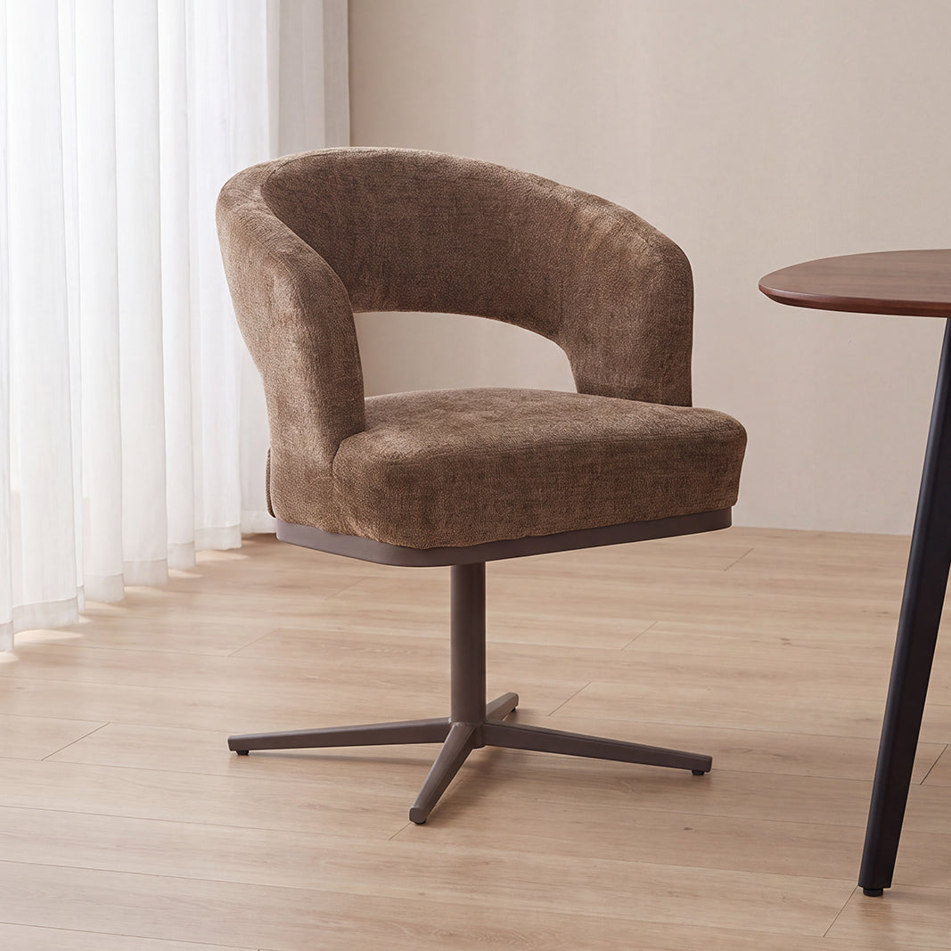 Label51 - Chaise de salle à manger Monaco - Bouclé - 65 x 66 x 83 cm