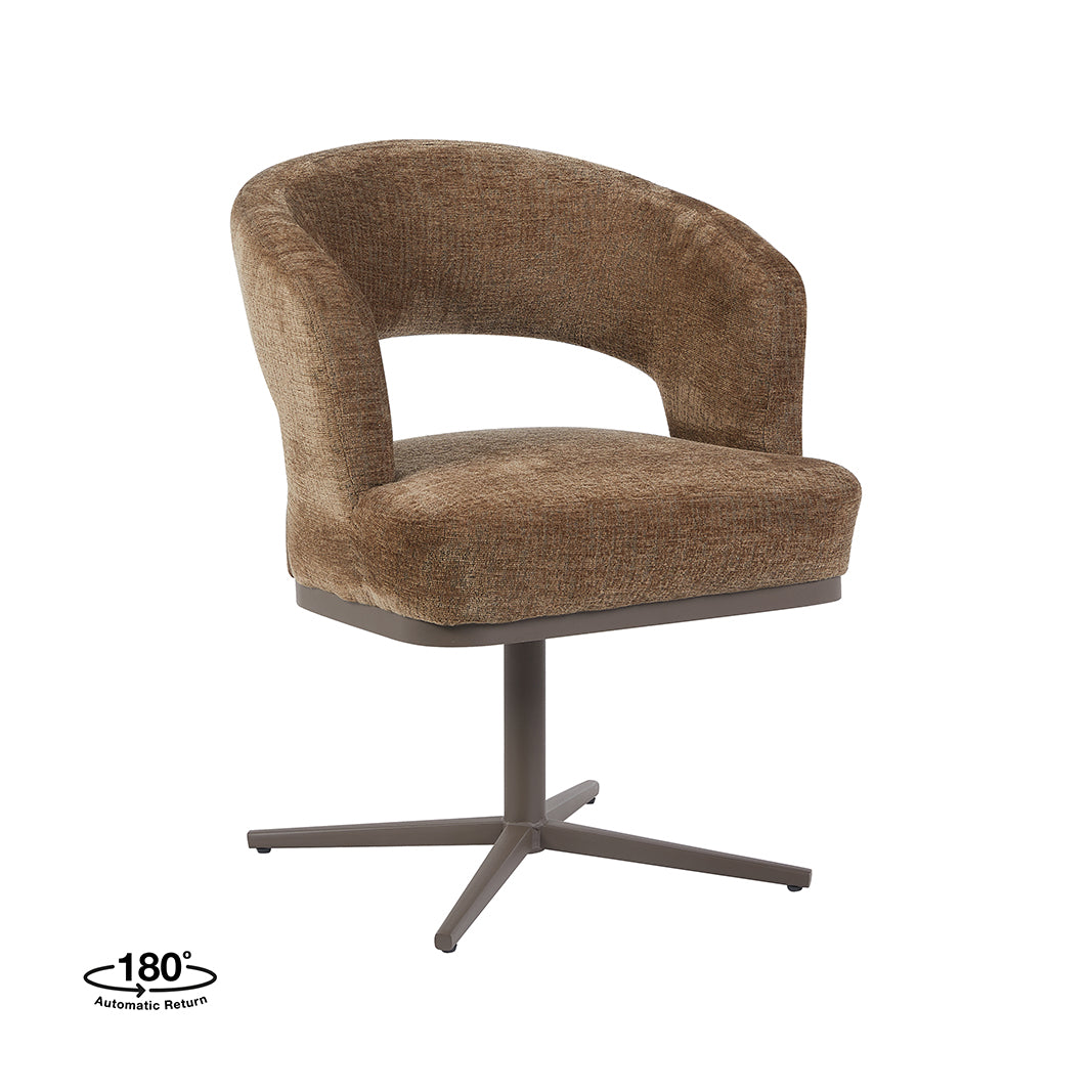 Label51 - Chaise de salle à manger Monaco - Bouclé - 65 x 66 x 83 cm