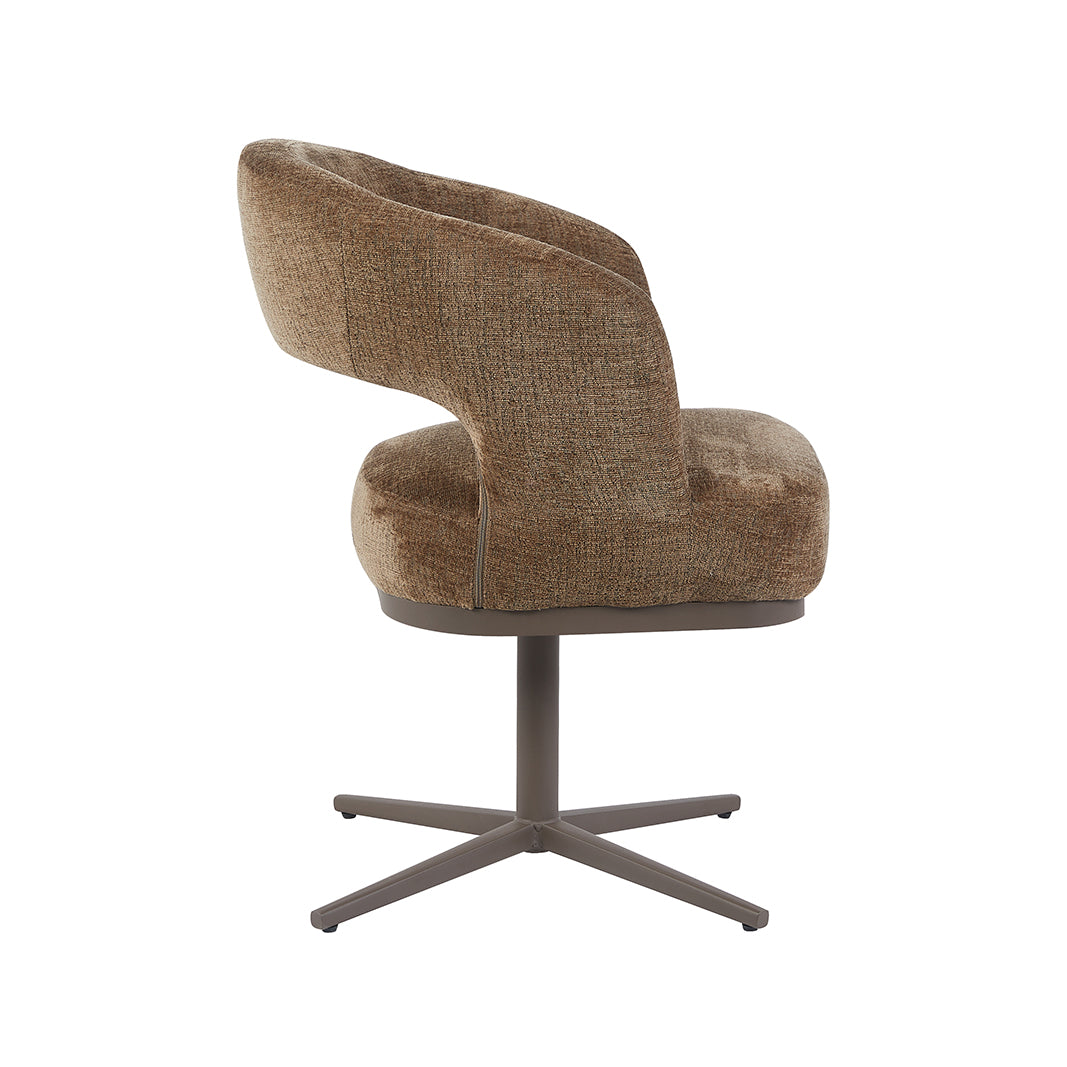 Label51 - Chaise de salle à manger Monaco - Bouclé - 65 x 66 x 83 cm