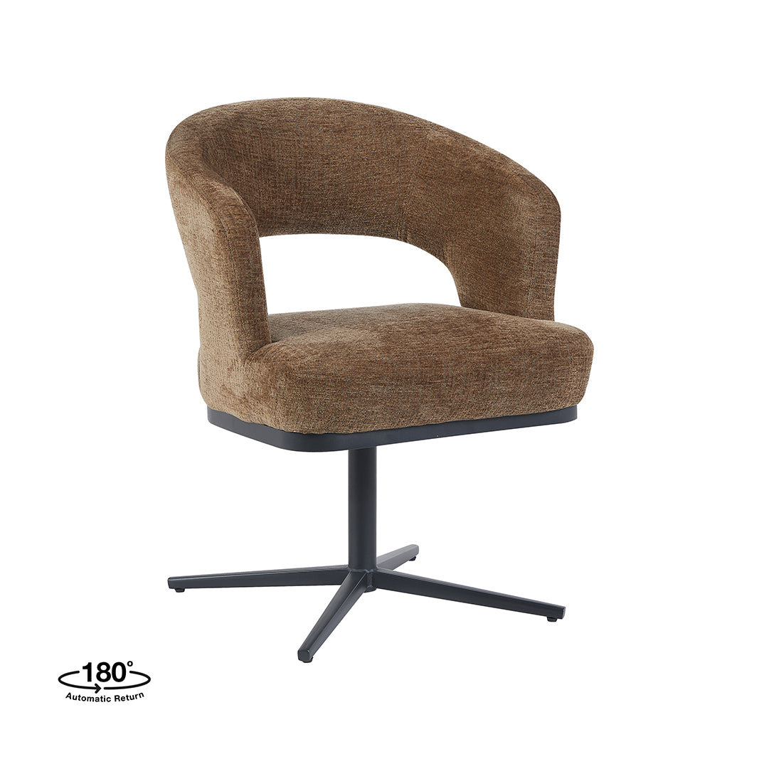 Label51 - Eetkamerstoel Monaco - Bouclé - 65 x 66 x 83 cm