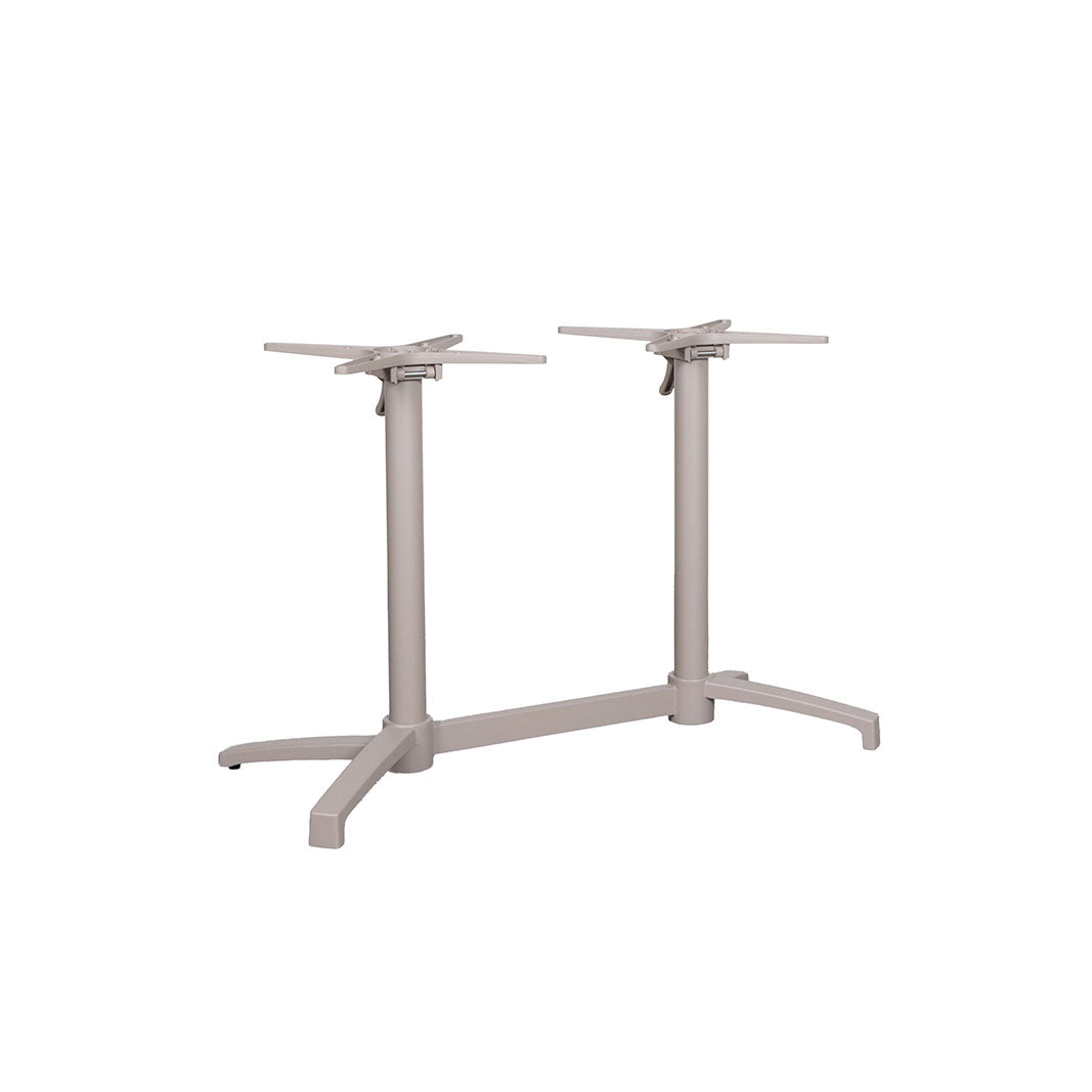 Label51 - Pied double de table de restaurant pliable, pour l'extérieur - 70 x 40 x 72 cm