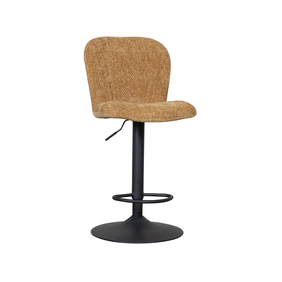 Label51 - Barkruk Vino - Stof - Mosterd - 45 x 53 x 95-116 cm