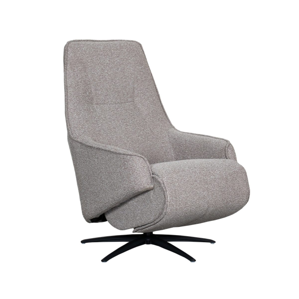 Label51 - Fauteuil relax électrique Odense - Bouclé - Champignon - 68 x 87 x 110 cm