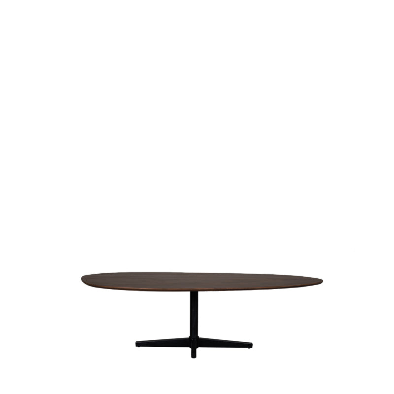 Label51 - Eettafel Rosie - Mangohout - Espresso - 220 x 110 x 76 cm