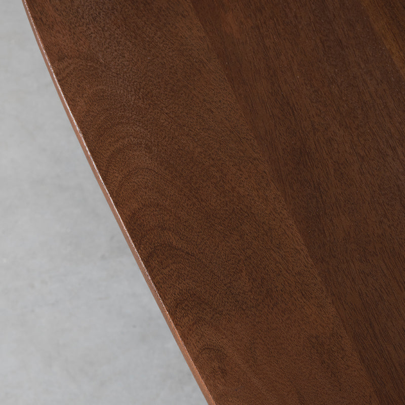 Label51 - Eettafel Rosie - Mangohout - Espresso - 220 x 110 x 76 cm