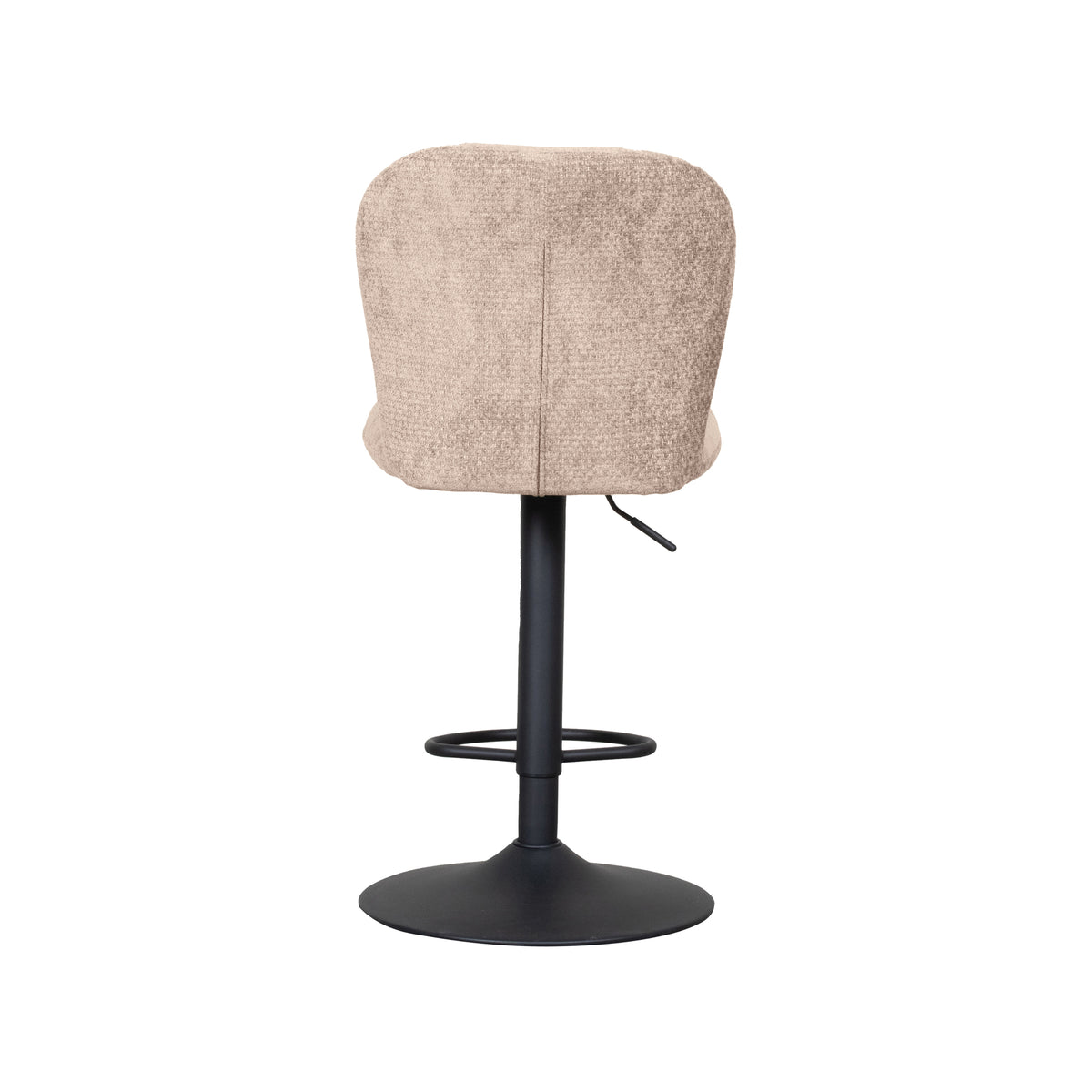 Label51 - Tabouret de bar Vino - Tissu - Argile - 45 x 53 x 95-116 cm
