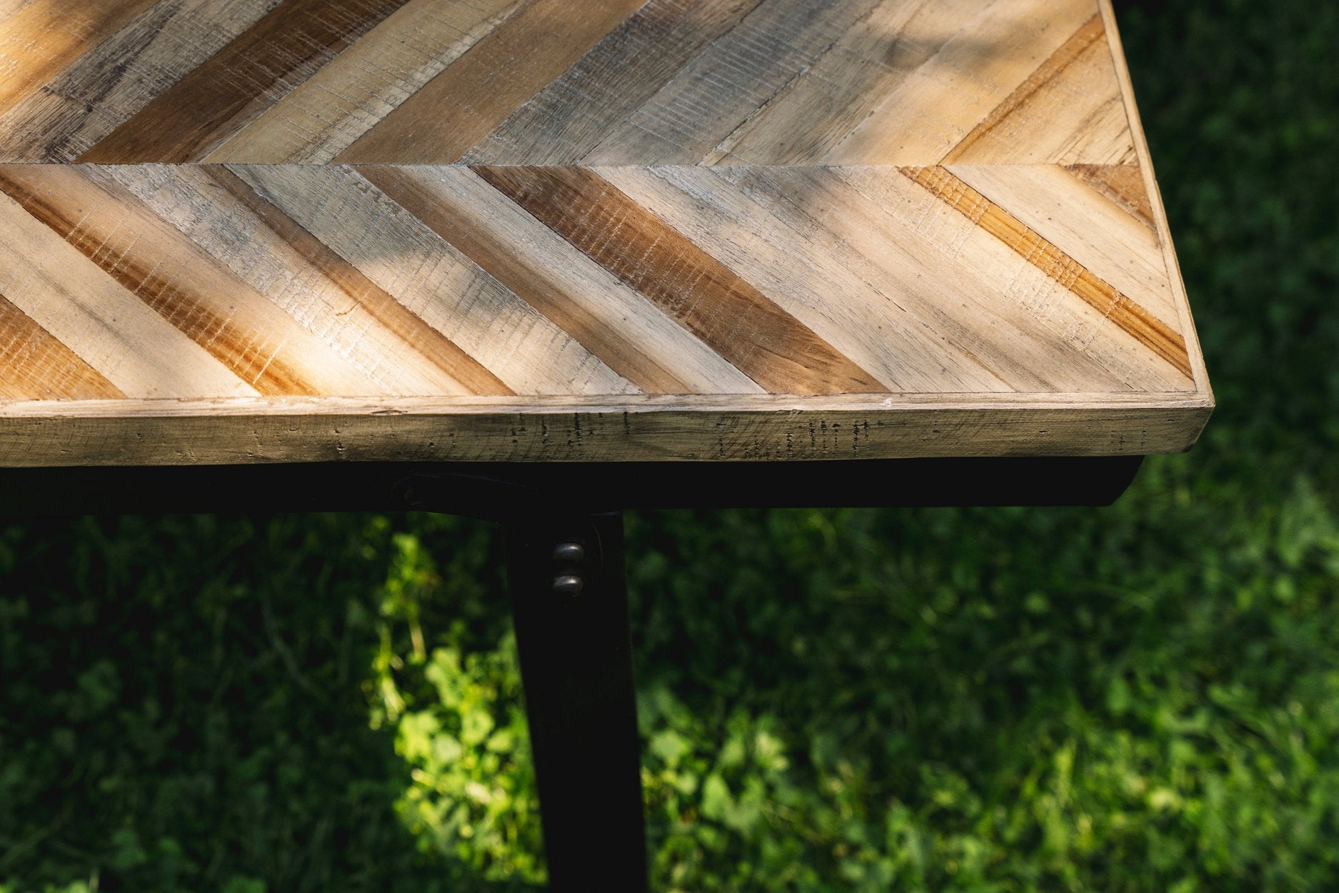 BB - Bank Herringbone - Natuurlook - 150x45x40cm