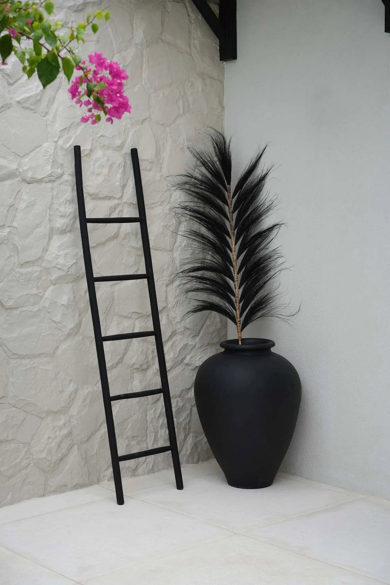 BB - Ladder Tulum - Zwart - 165