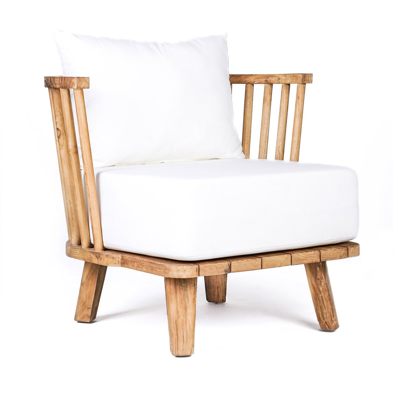 BB - Fauteuil Malawi - Natuurlook Wit