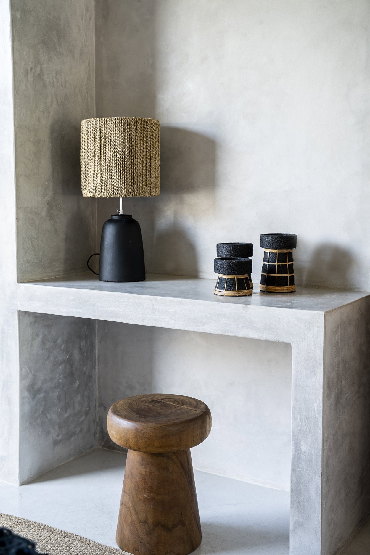 BB - Tafellamp Chalki - Zwart Natuurlook