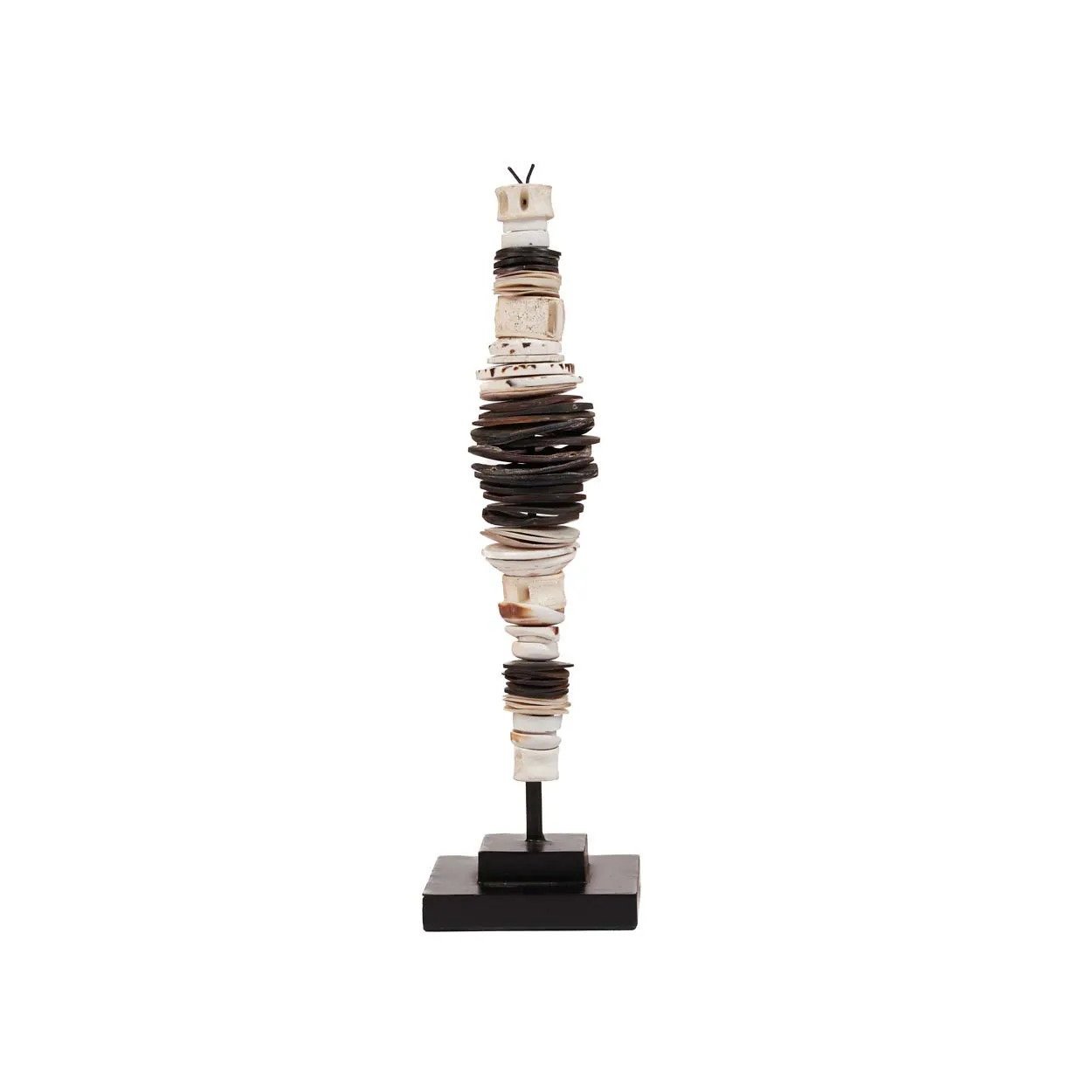 BB - Beeld Geldschelp op standaard - Zwart Wit - S