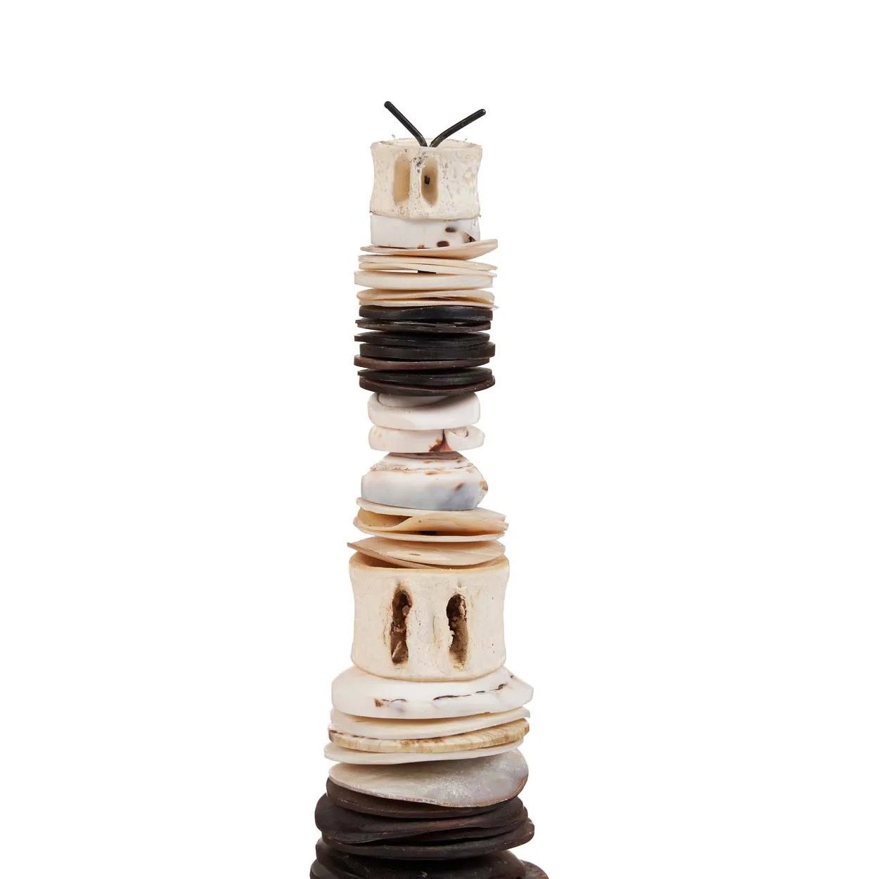 BB - Beeld Geldschelp op standaard - Zwart Wit - M