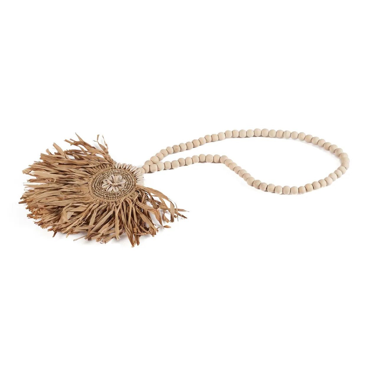 BB - Decoratie Raffia Tajoe Kwast - Natuurlook