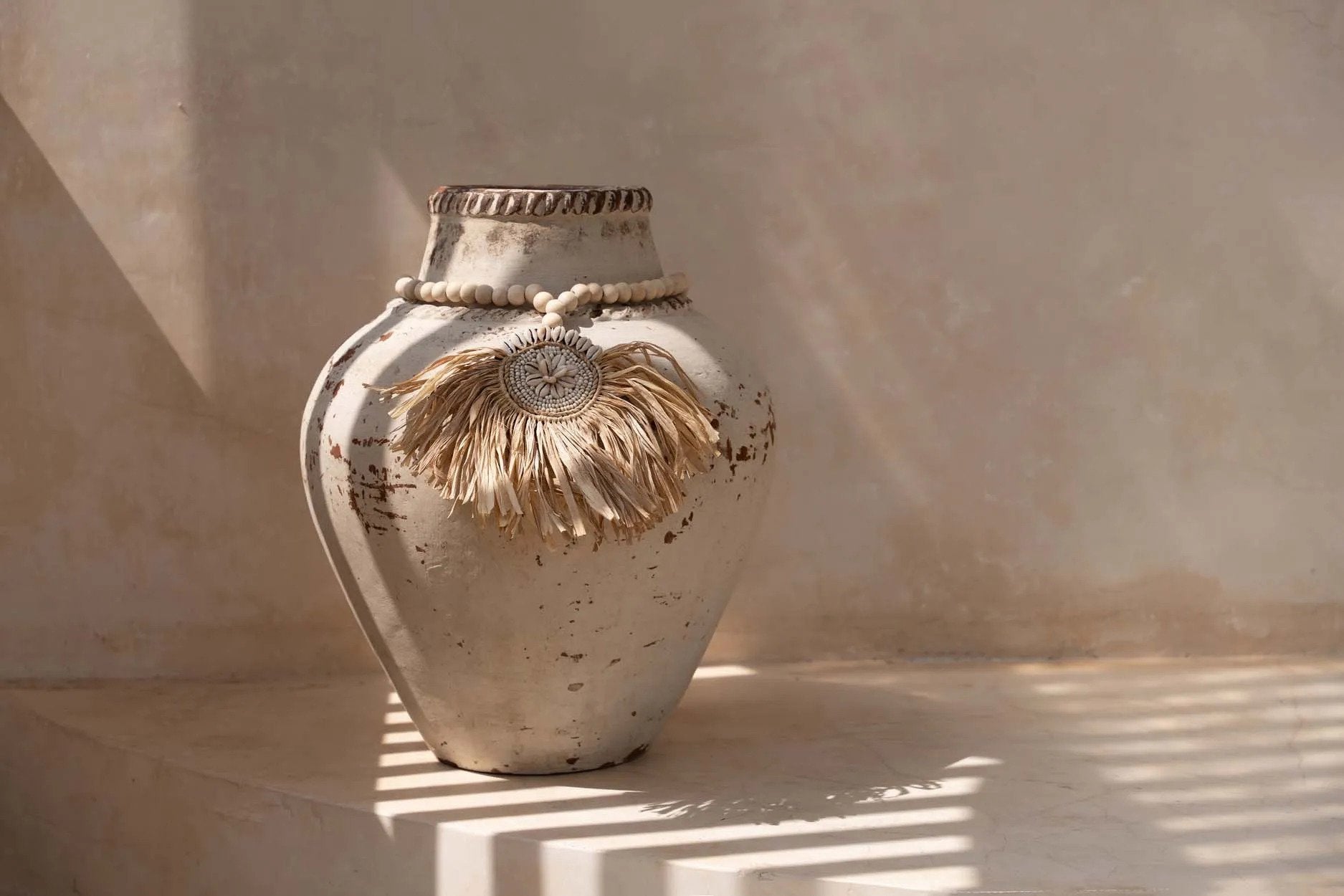 BB - Decoratie Raffia Tajoe Kwast - Natuurlook