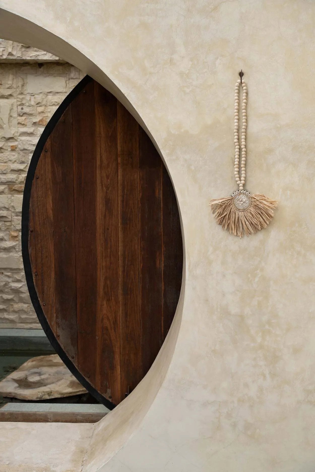 BB - Decoratie Raffia Tajoe Kwast - Natuurlook