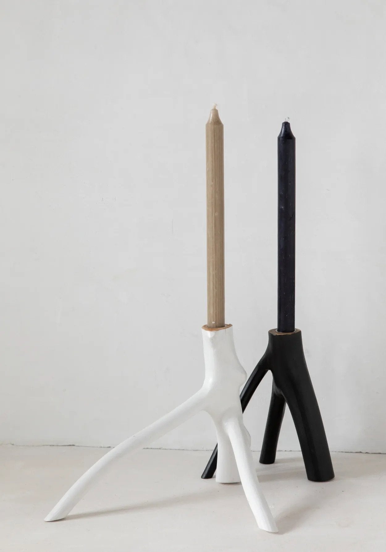 BB - Kaarsenhouder Triple Twig - Wit