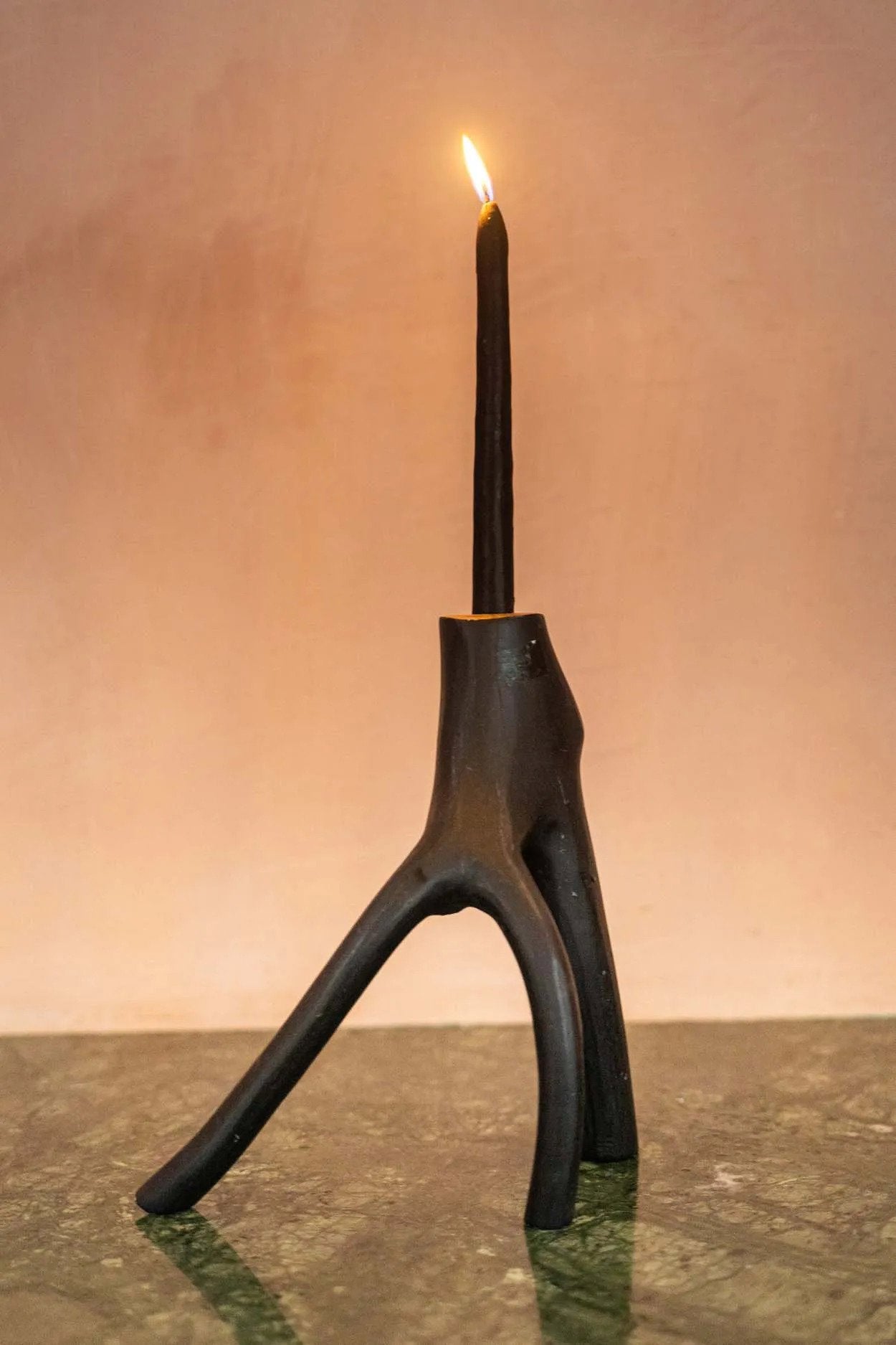 BB - Kaarsenhouder Triple Twig - Zwart