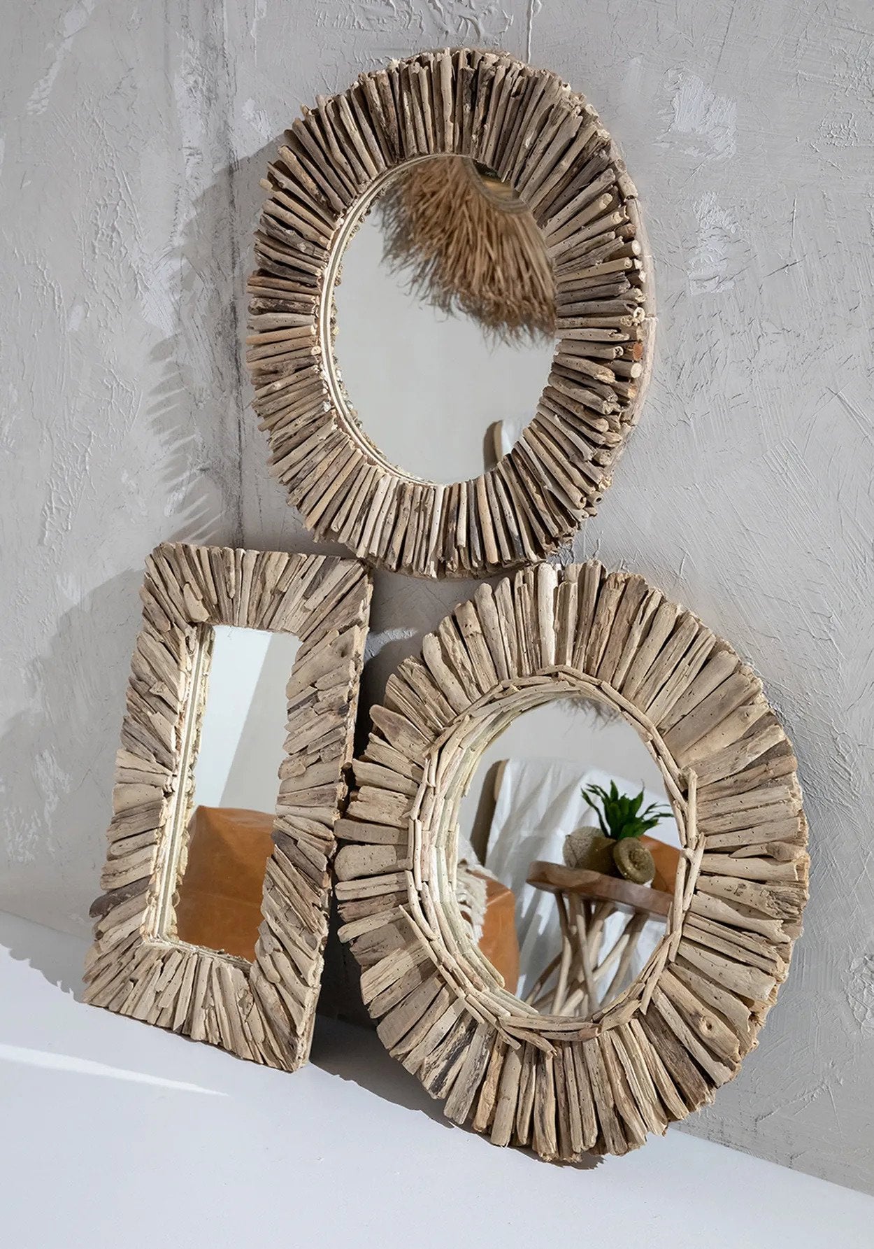 BB - Spiegel Driftwood Halo - Natuurlook - M