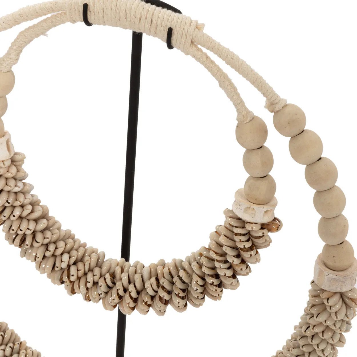 BB - Decoratie schelpketting op standaard - Natuurlook