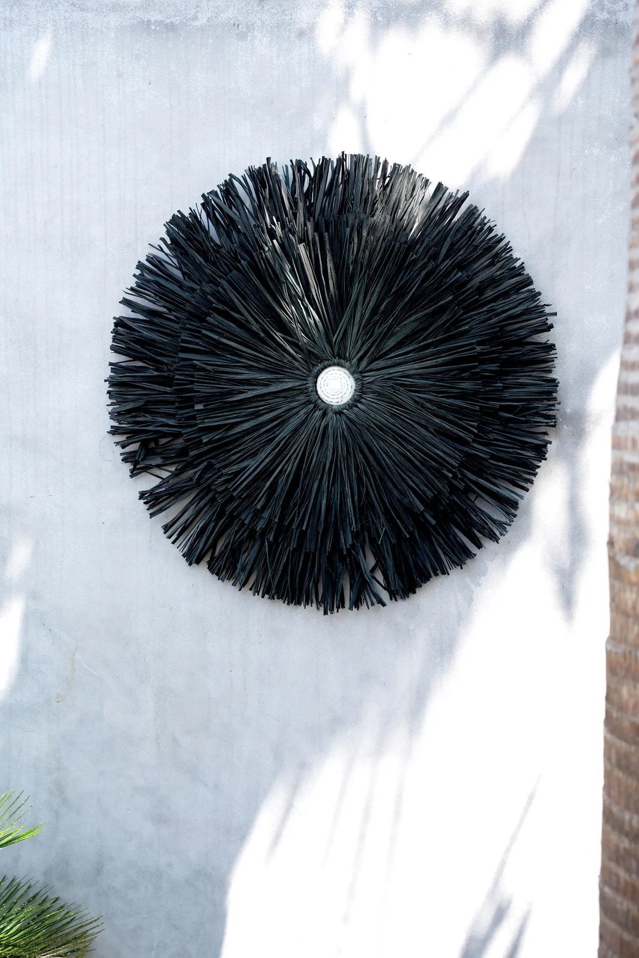 BB - Wanddecoratie Raffia Juju - Zwart