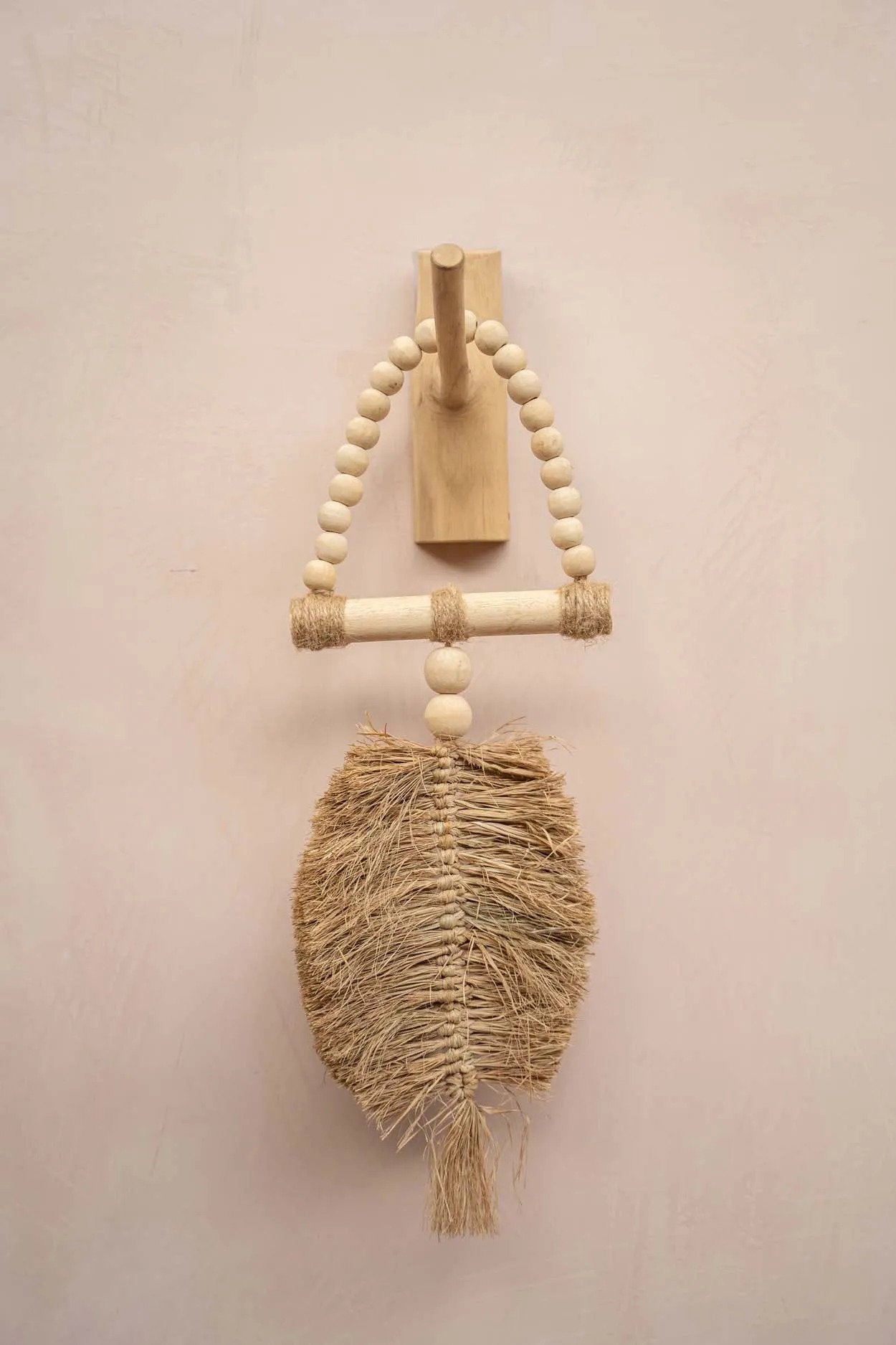 BB - Decoratie Raffia Driehoek