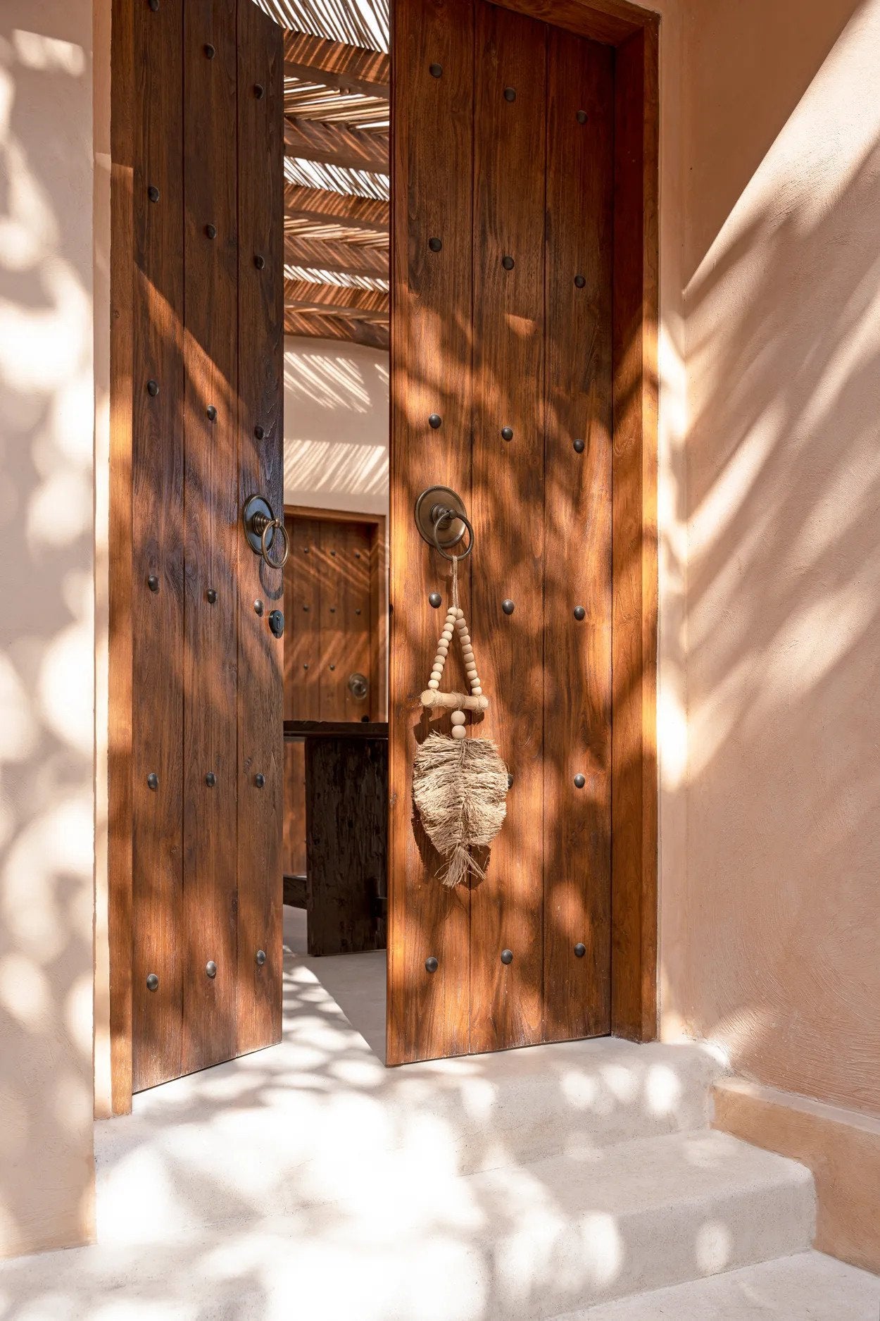 BB - Decoratie Raffia Driehoek