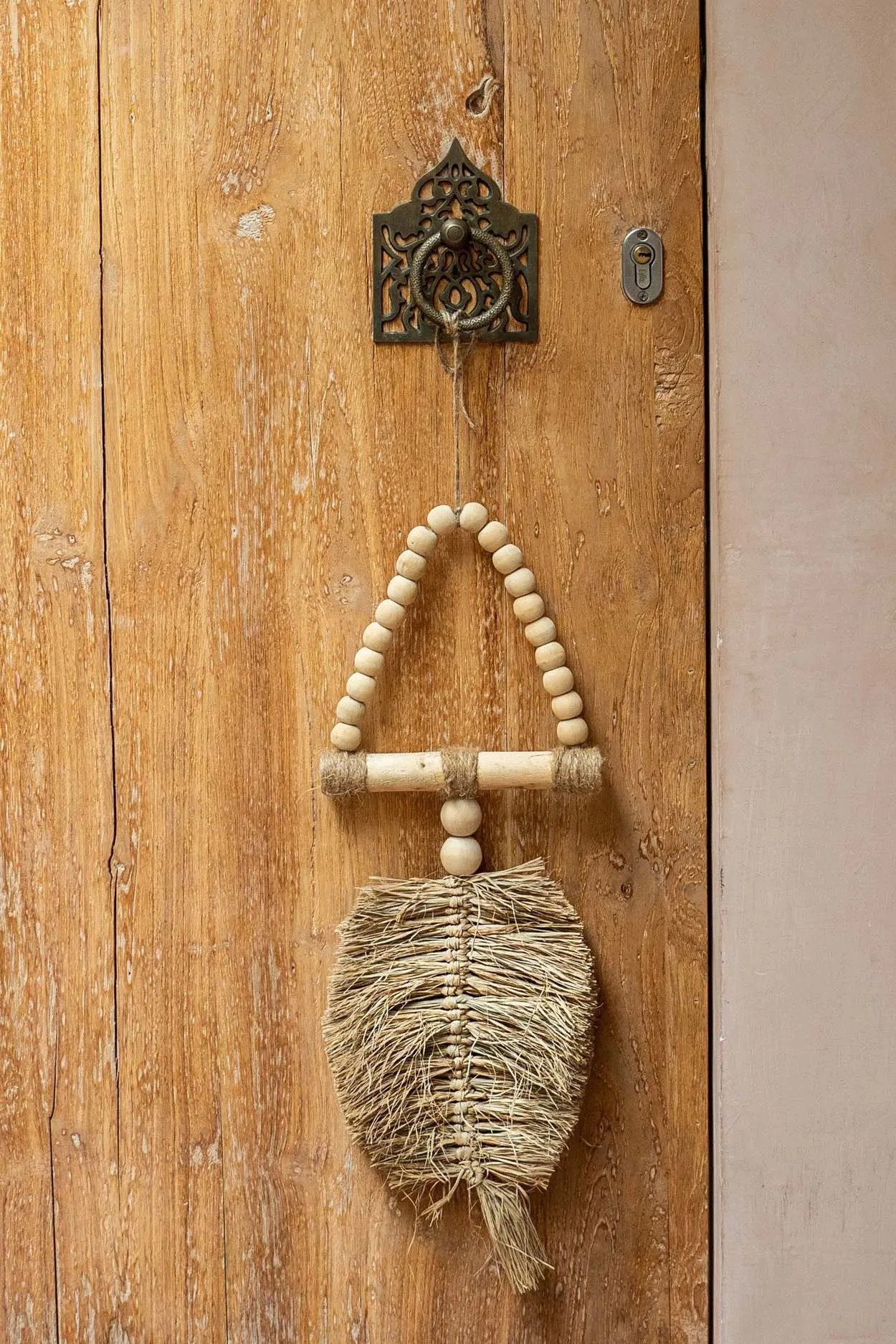 BB - Decoratie Raffia Driehoek