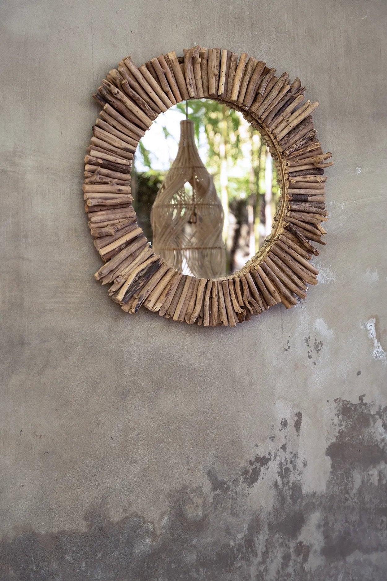 BB - Spiegel Driftwood Halo - Natuurlook - M