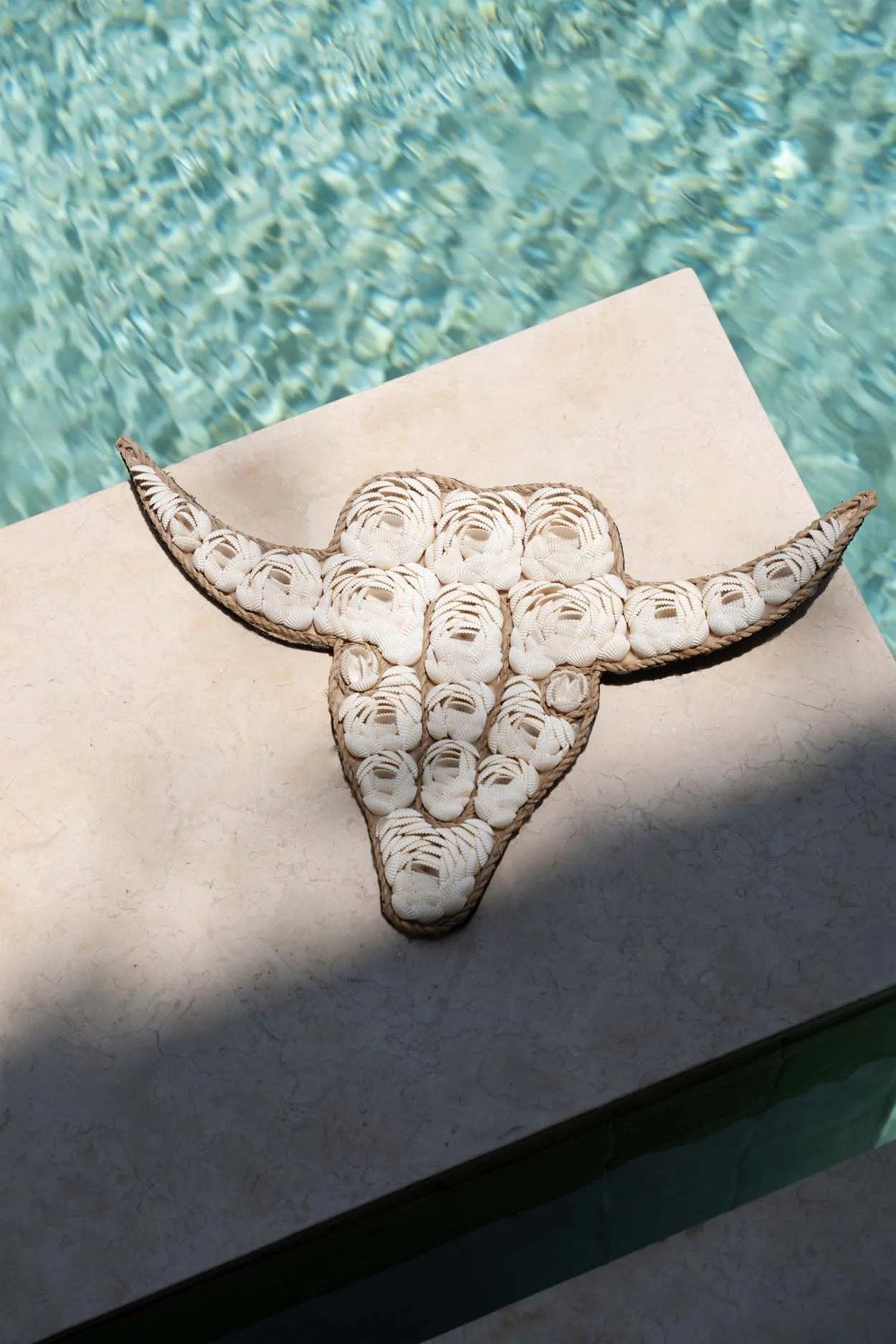 BB - Decoratie Stier Schild - Wit