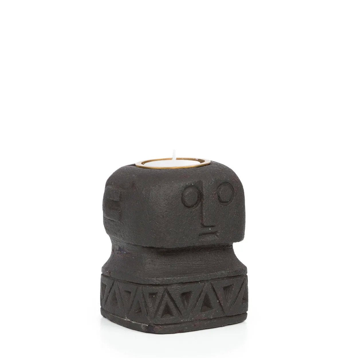 BB - Beeld Sumba Stone #26 kaarsenhouder