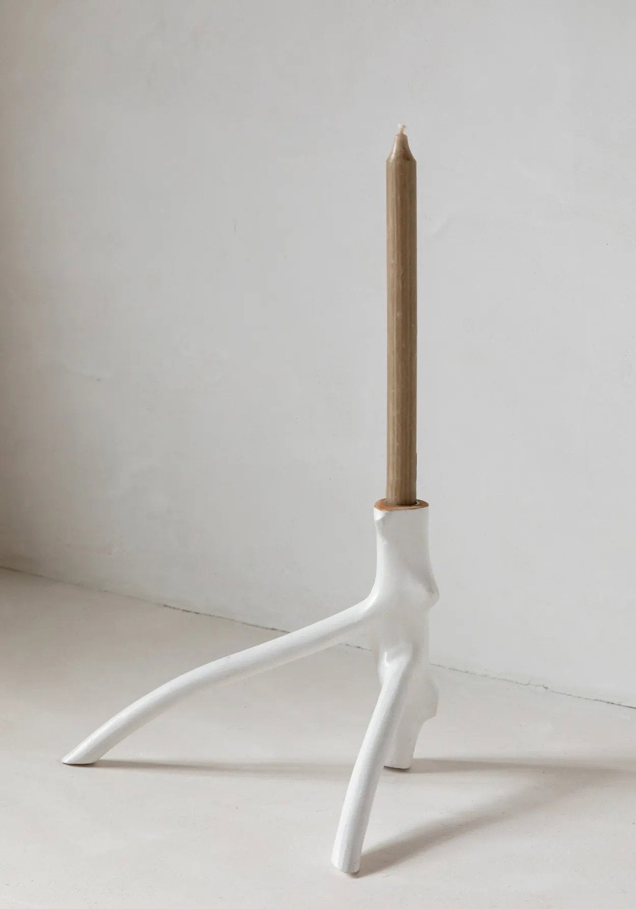 BB - Kaarsenhouder Triple Twig - Wit
