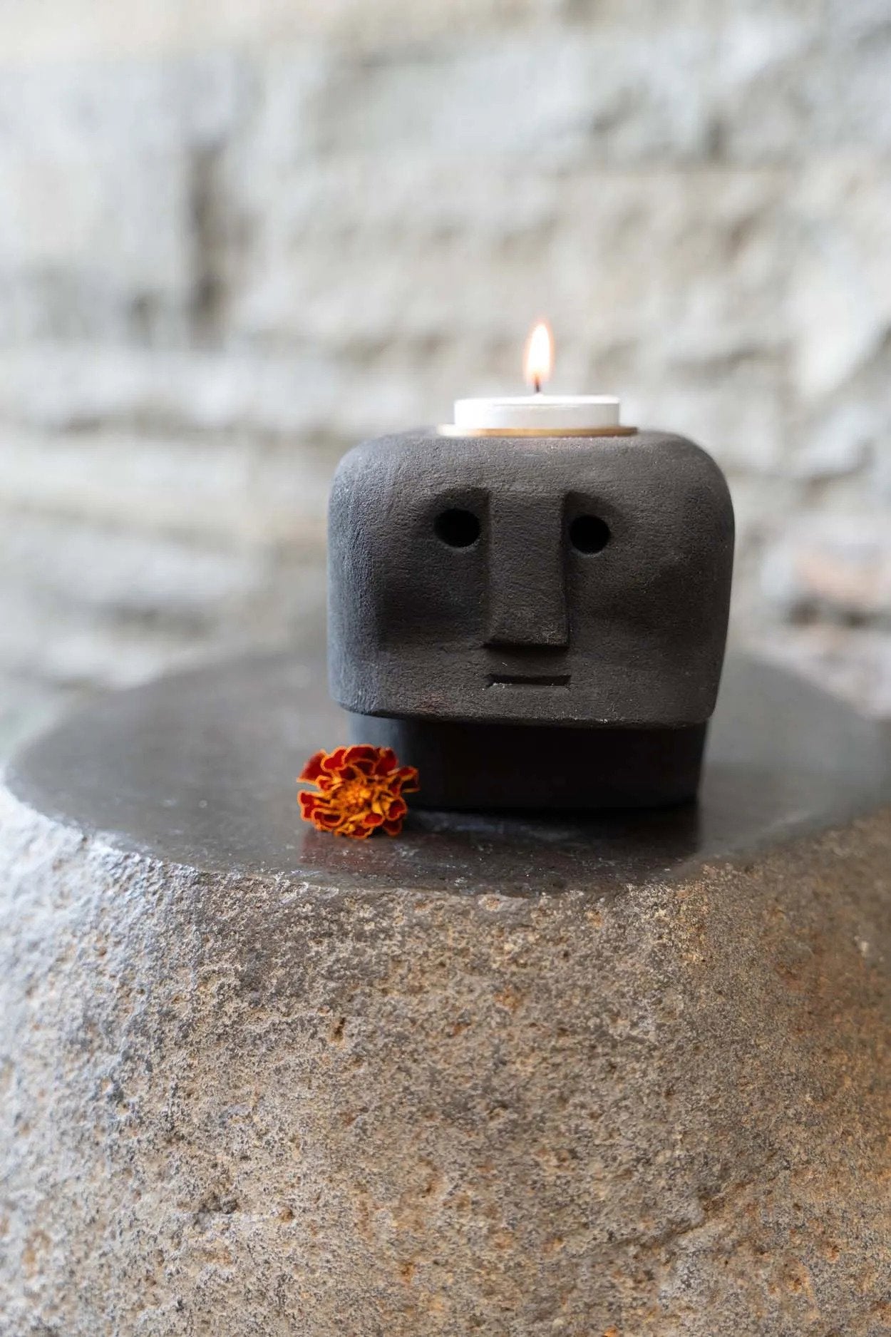 BB - Kaarsenhouder Sumba Stone #27