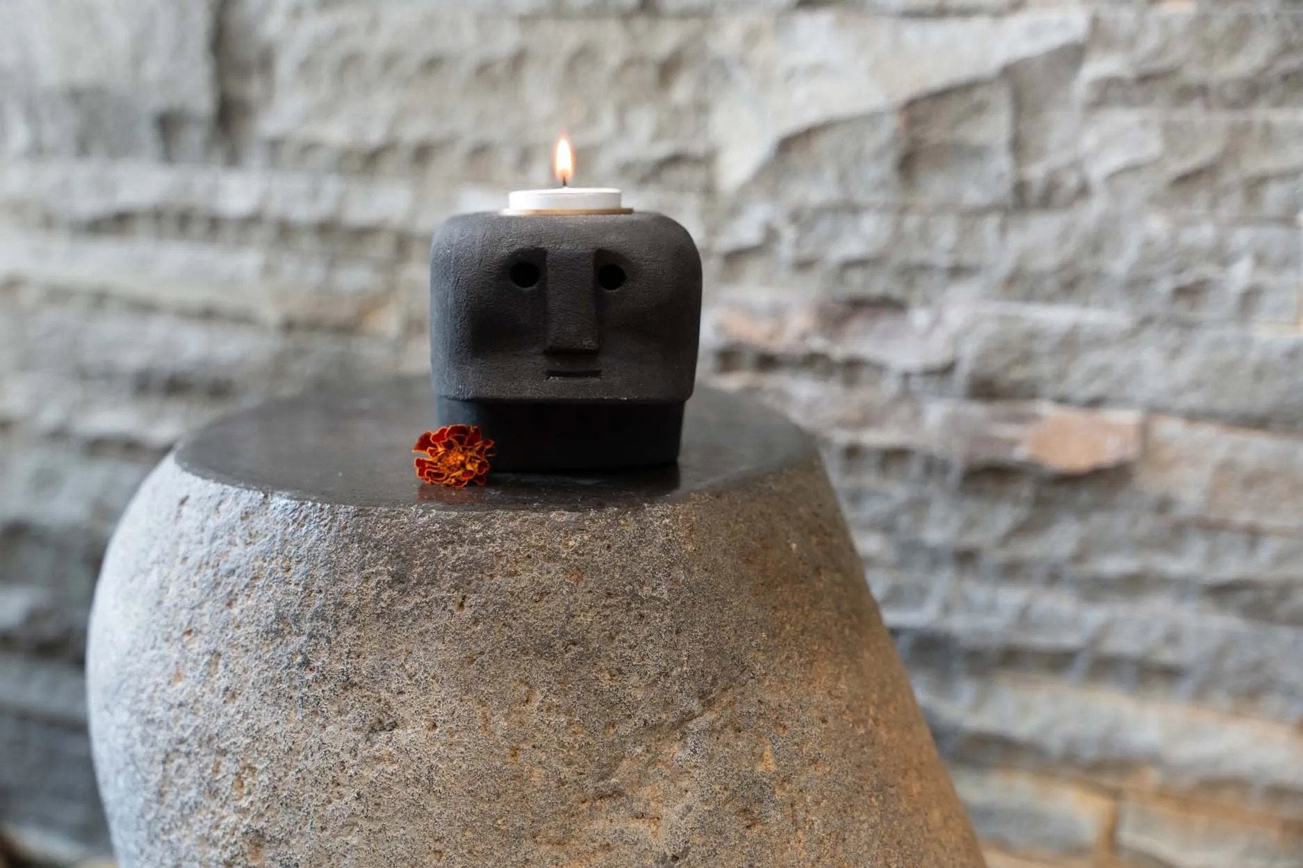 BB - Kaarsenhouder Sumba Stone #27